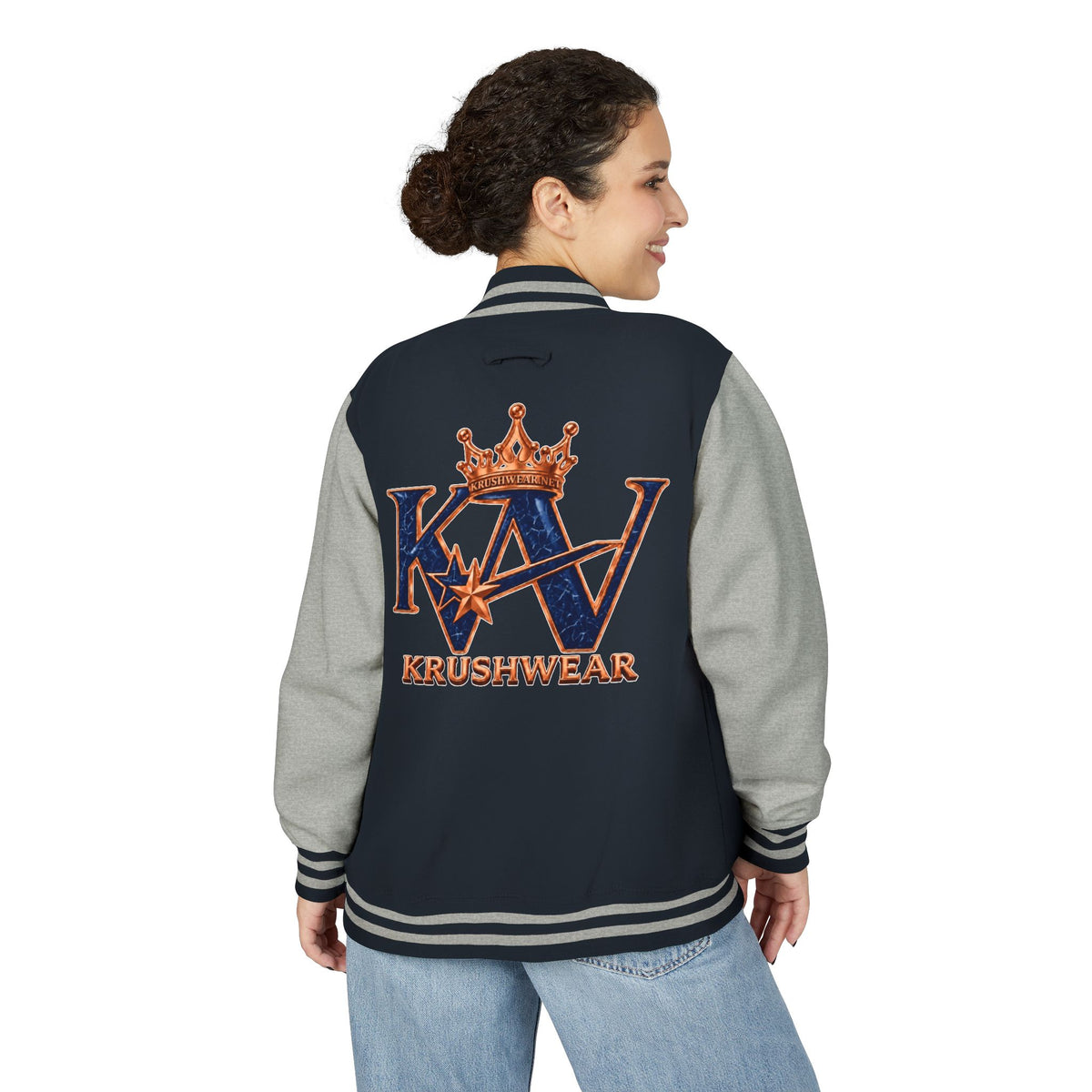 Krushwear Crown Letterman Jacket