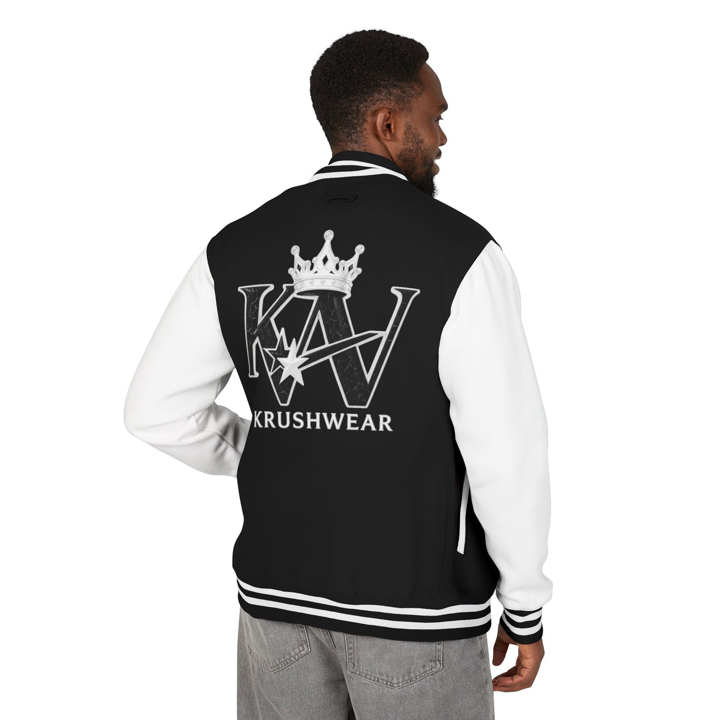 Krushwear Crown Letterman Jacket