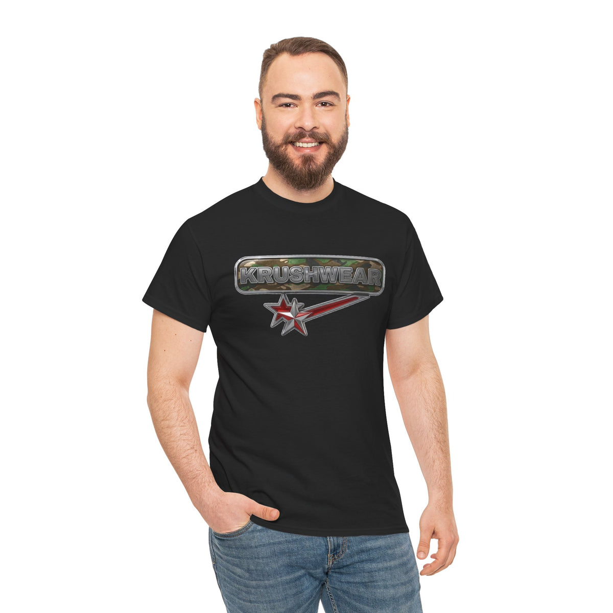 Krushwear Retro Camo Metal Tee