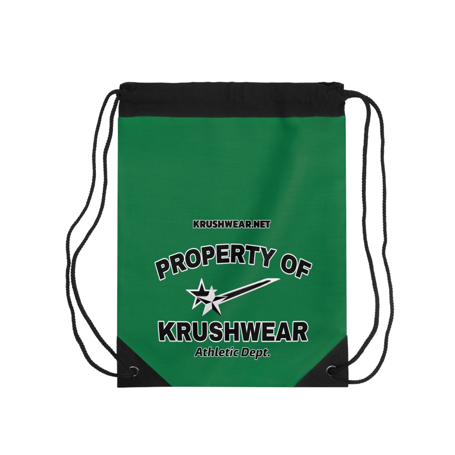 Property of Krushwear Athletic Drawstring Bag