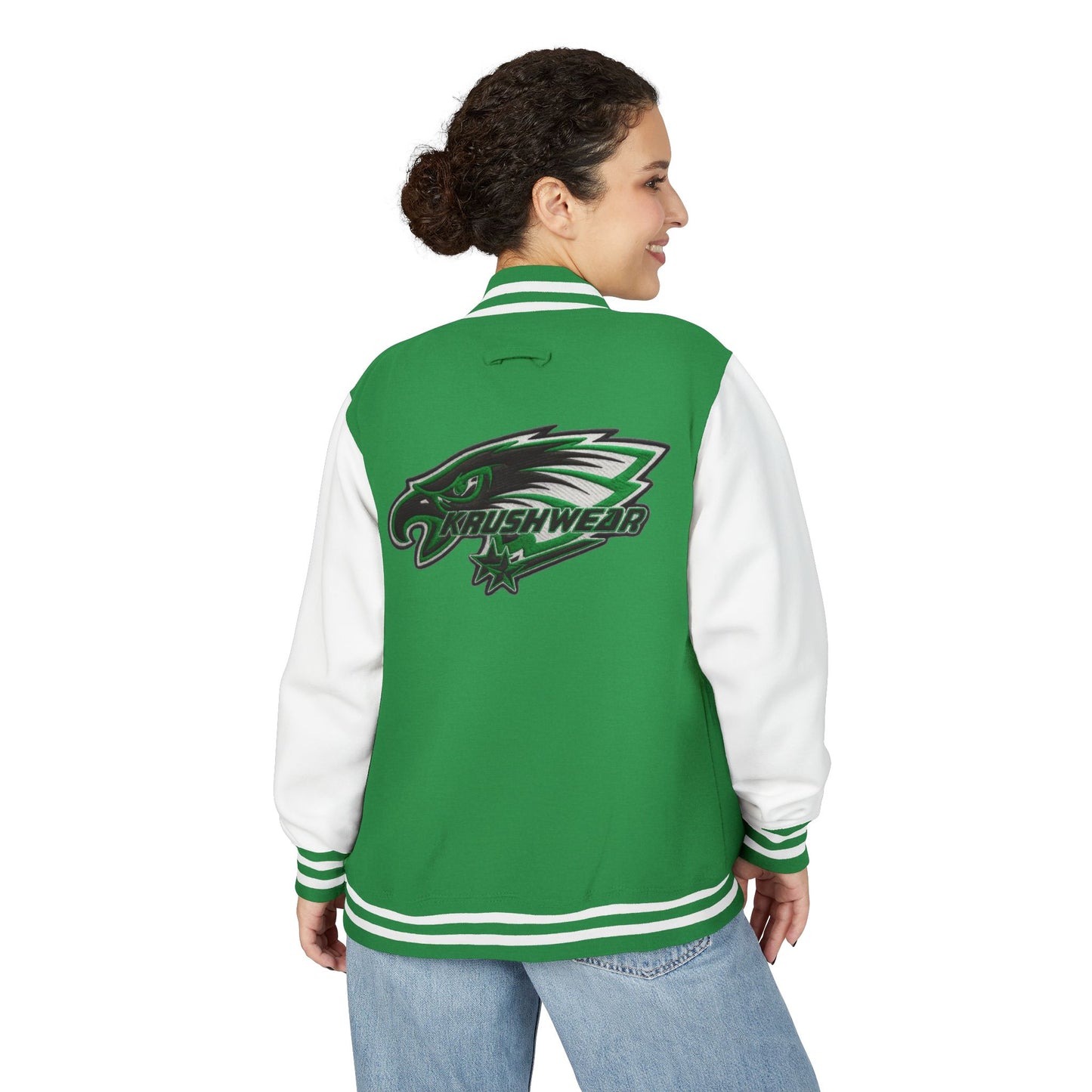 Krushwear Eagle Letterman Jacket