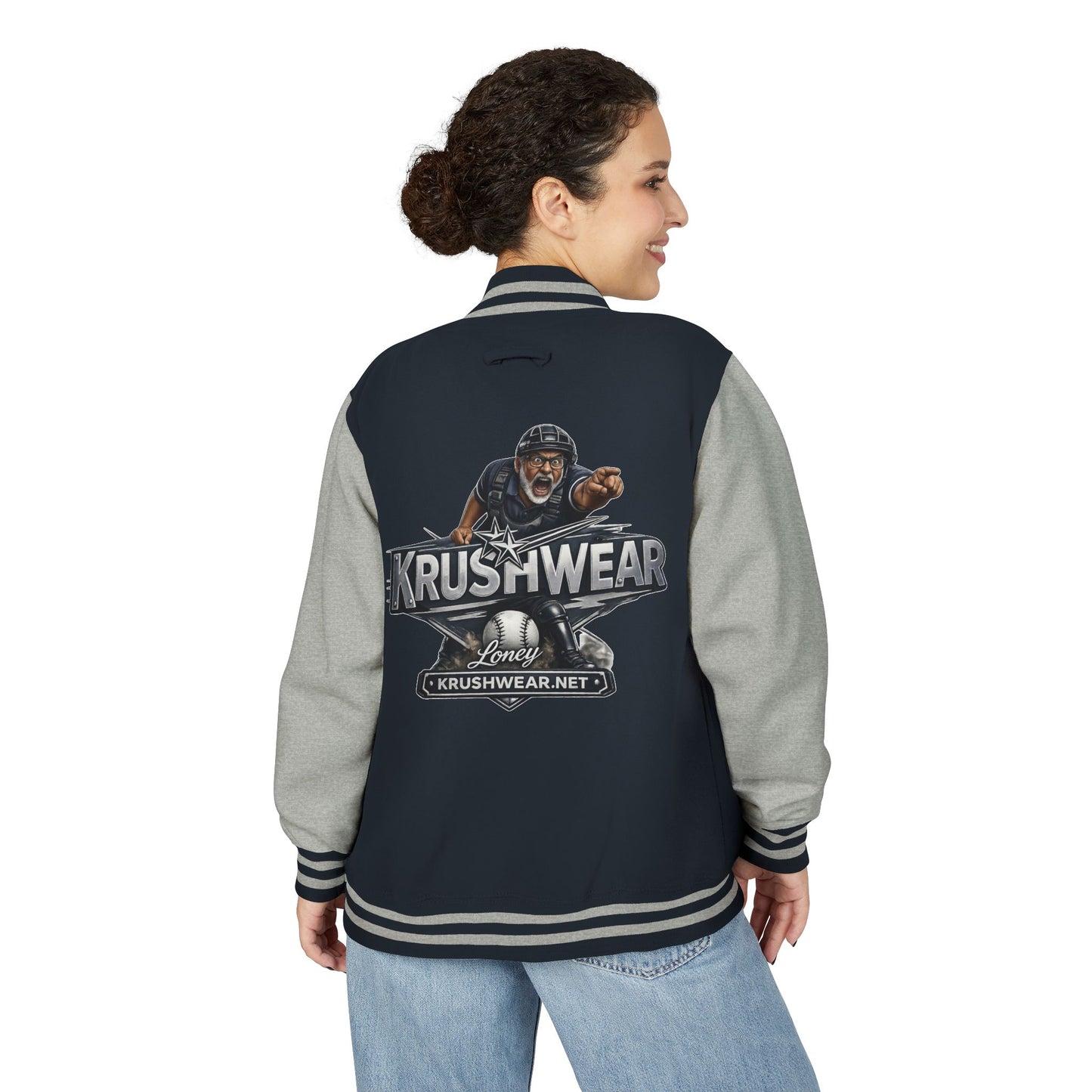 Krushwear Loney Baseball Letterman Jacket