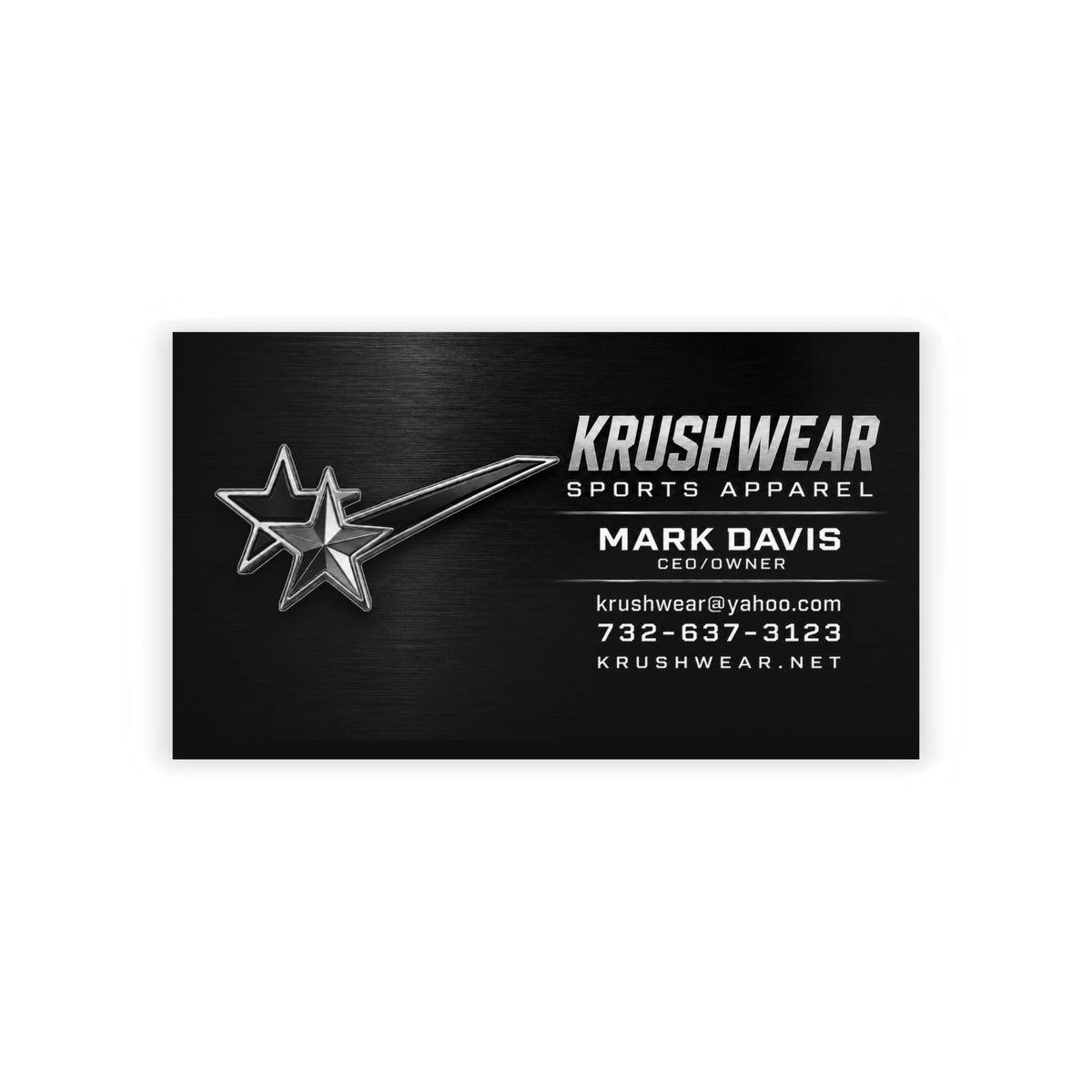 Krushwear Business Cards