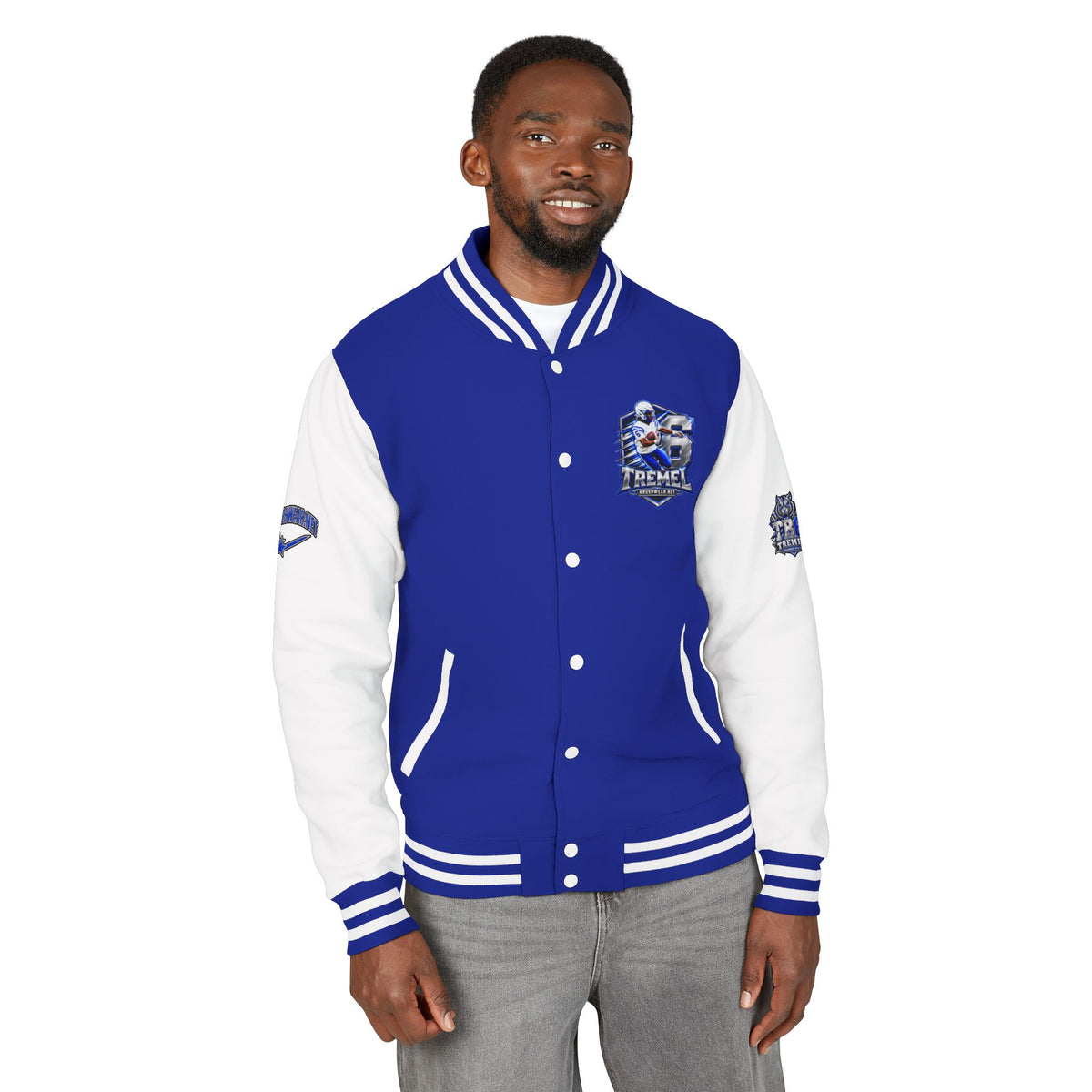 Krushwear Tremel Football Letterman Jacket