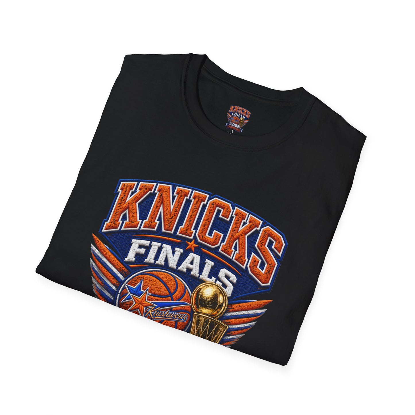 Krushwear Knicks Champions Tee (Printed Embroidered Look)