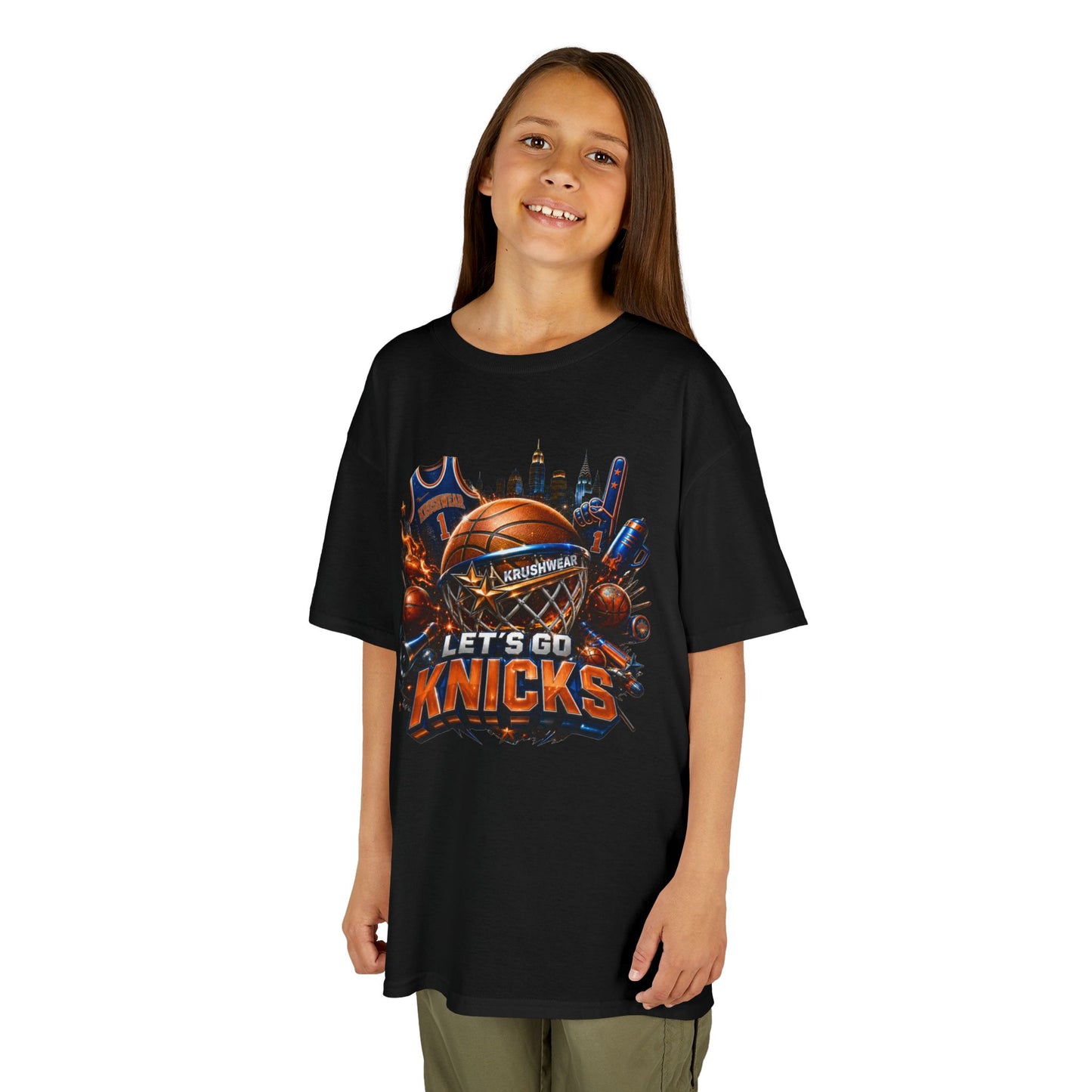 Kids Krushwear 'Let’s Go Knicks' Basketball T-Shirt
