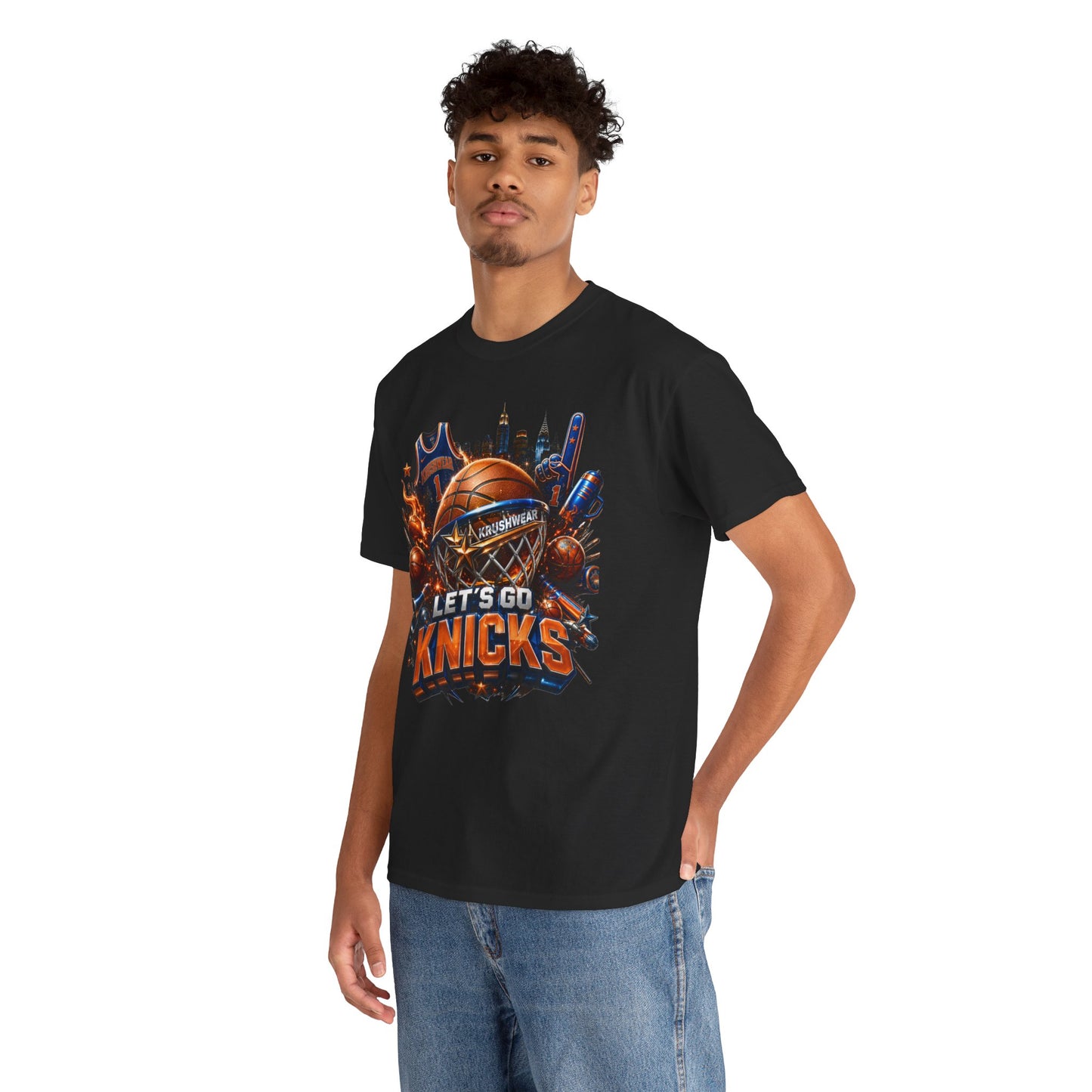 Krushwear Let’s Go Knicks Basketball Tee