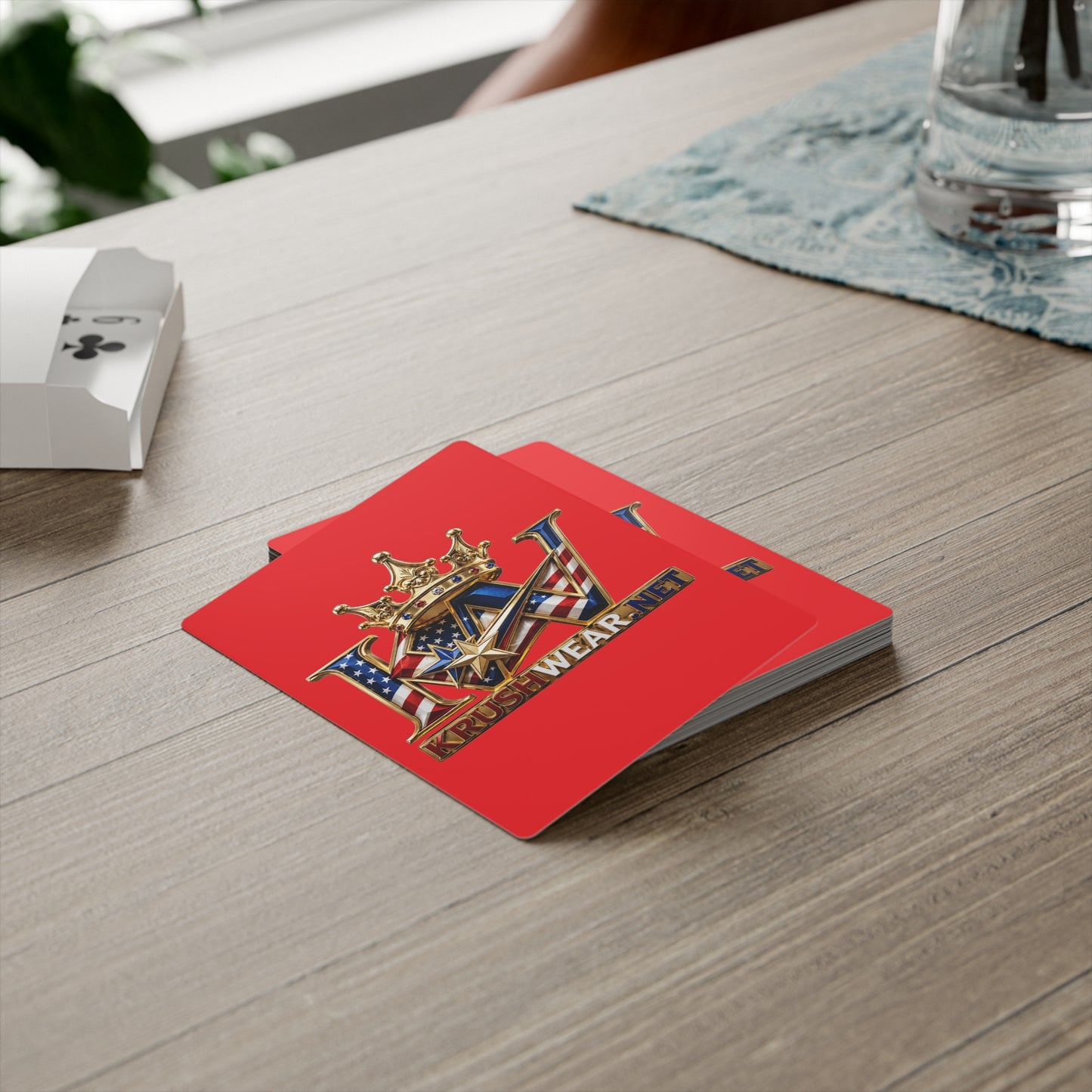 Crown Patriotic KRUSHWEAR.NET playing cards