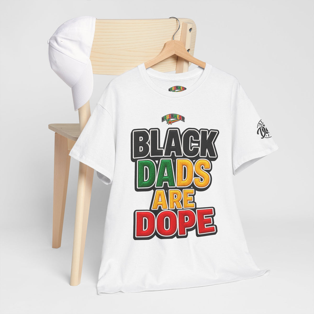 Krushwear Black Dads Are Dope T Shirt