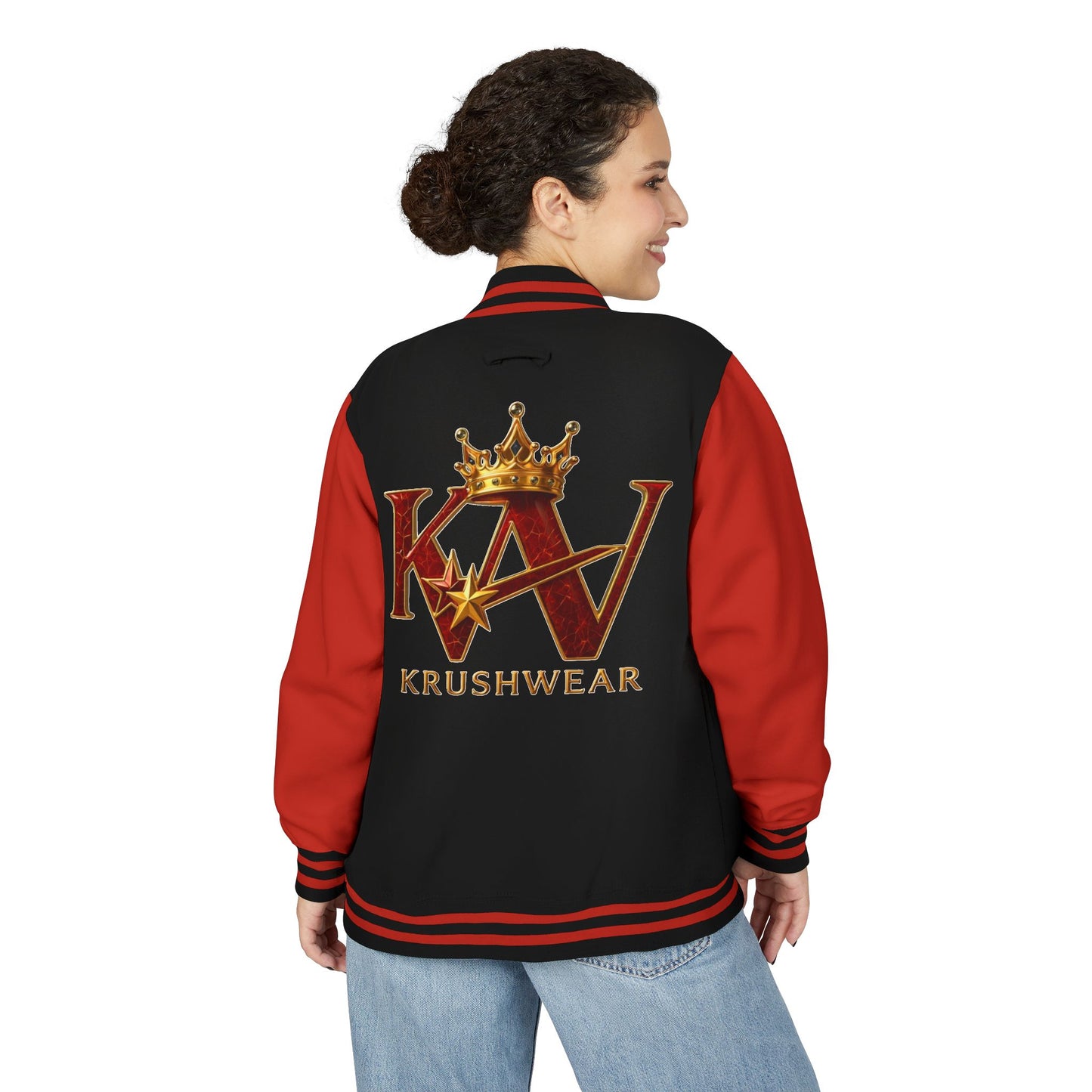 Krushwear Crown Letterman Jacket