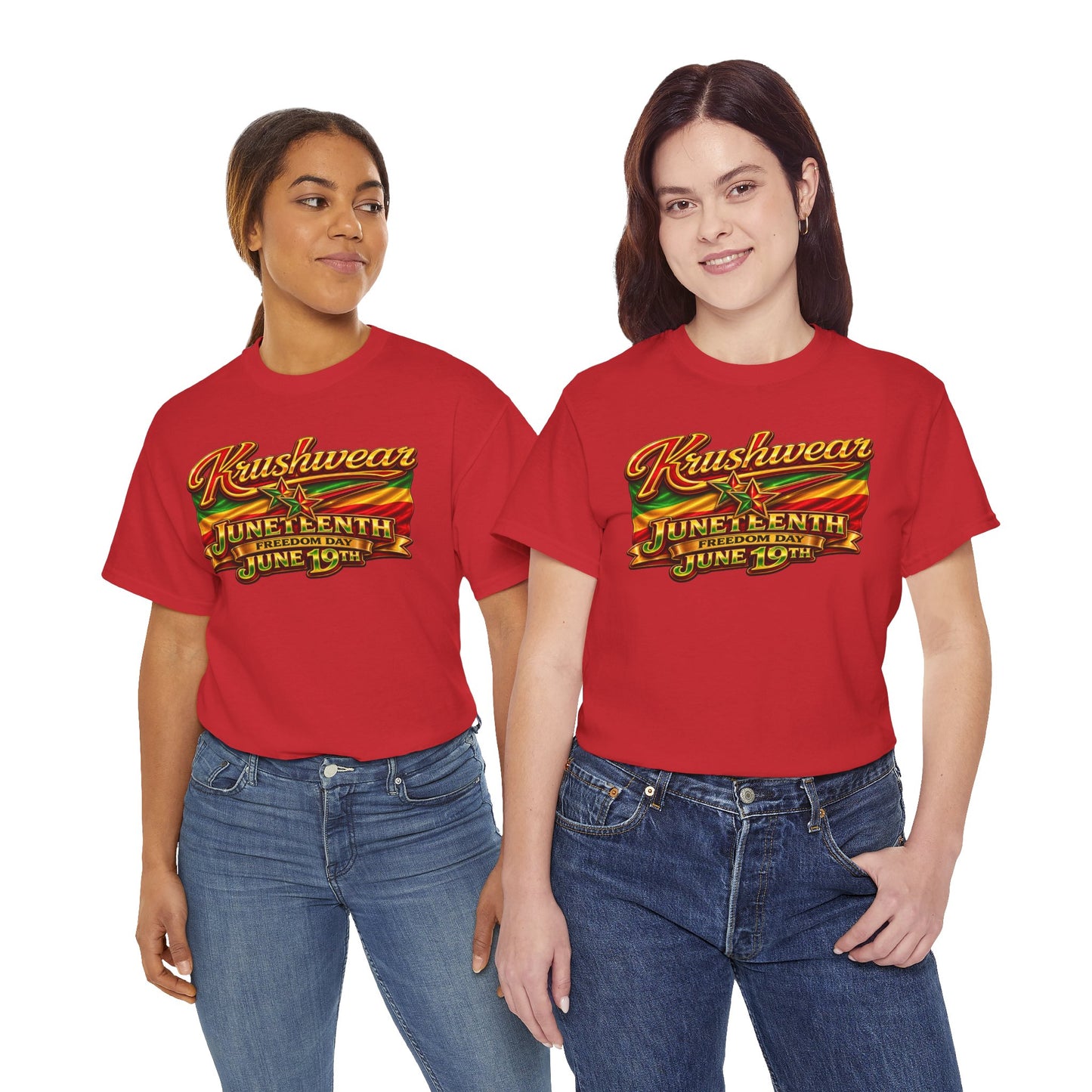Krushwear Juneteenth Freedom Day June 19th" T-Shirt