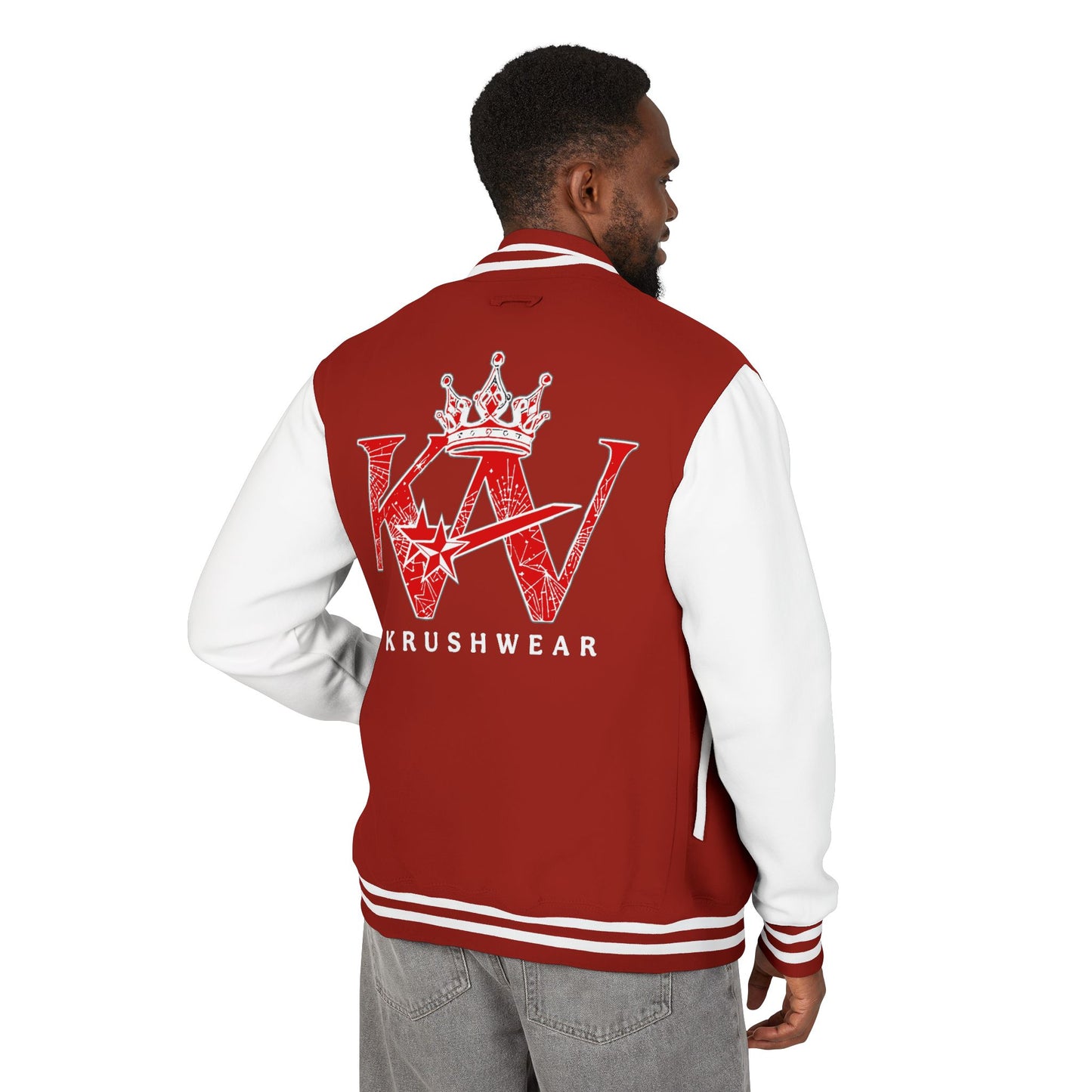 Krushwear Crown Letterman Jacket