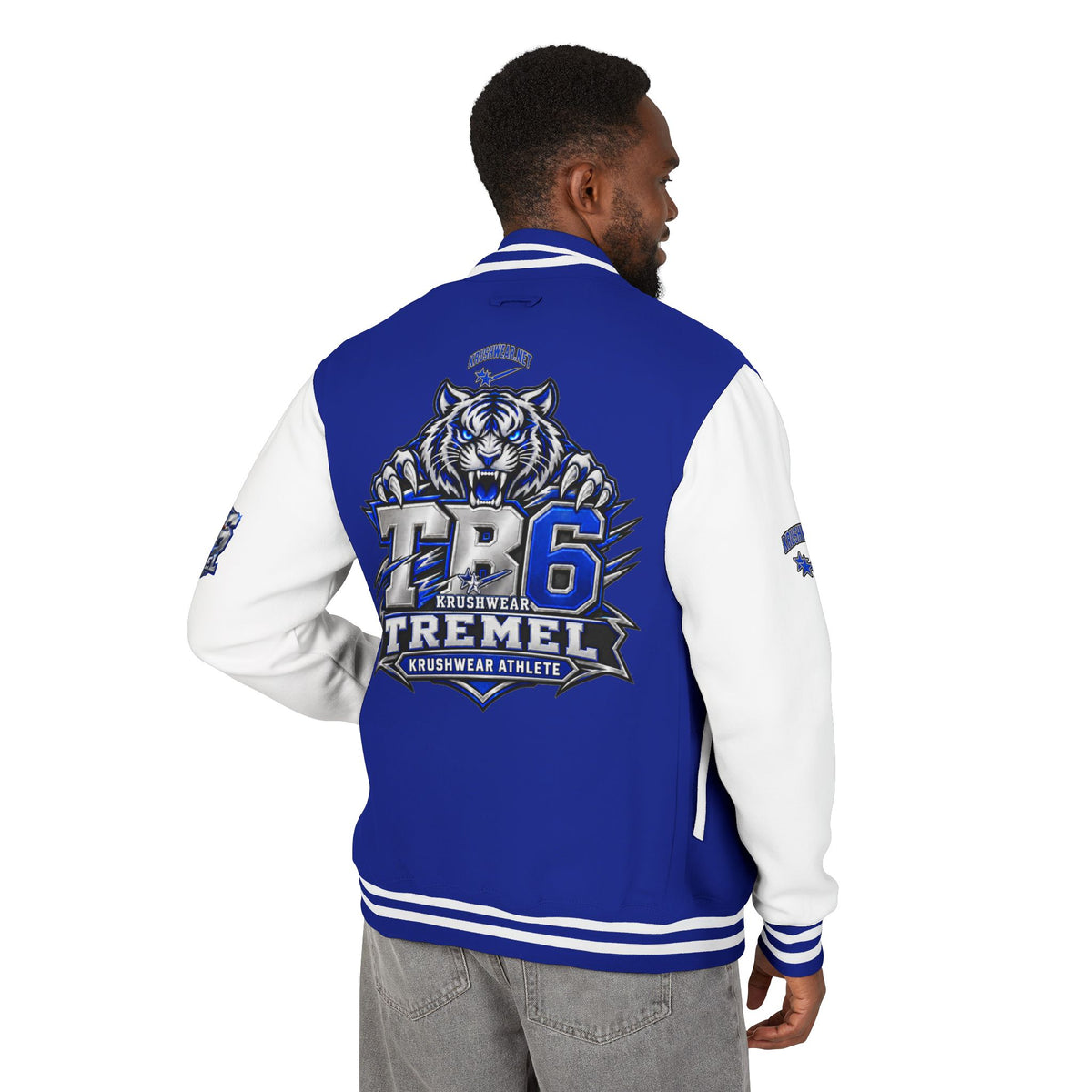 Krushwear Tremel Football Letterman Jacket