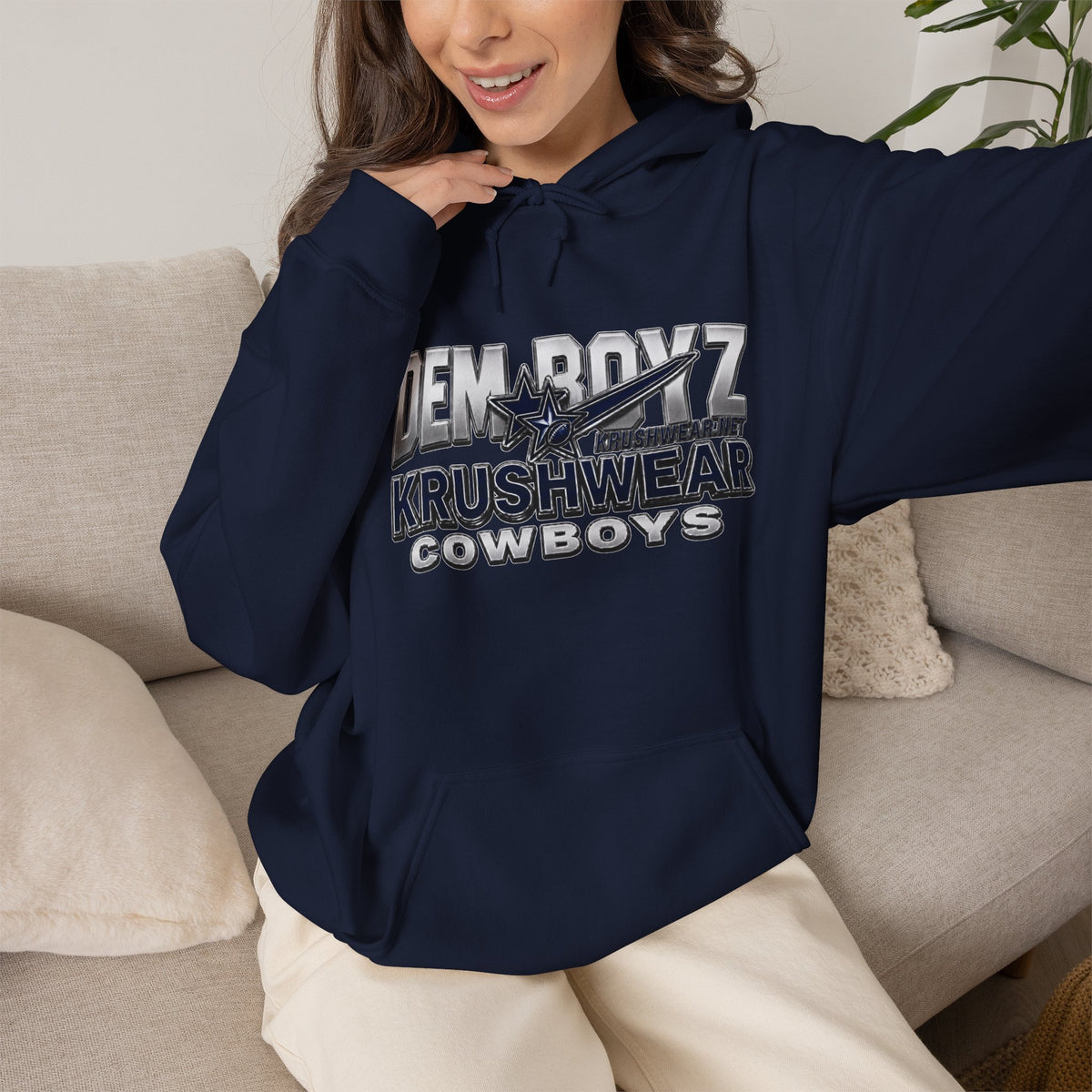 Krushwear DEM BOYZ Football Hoodie