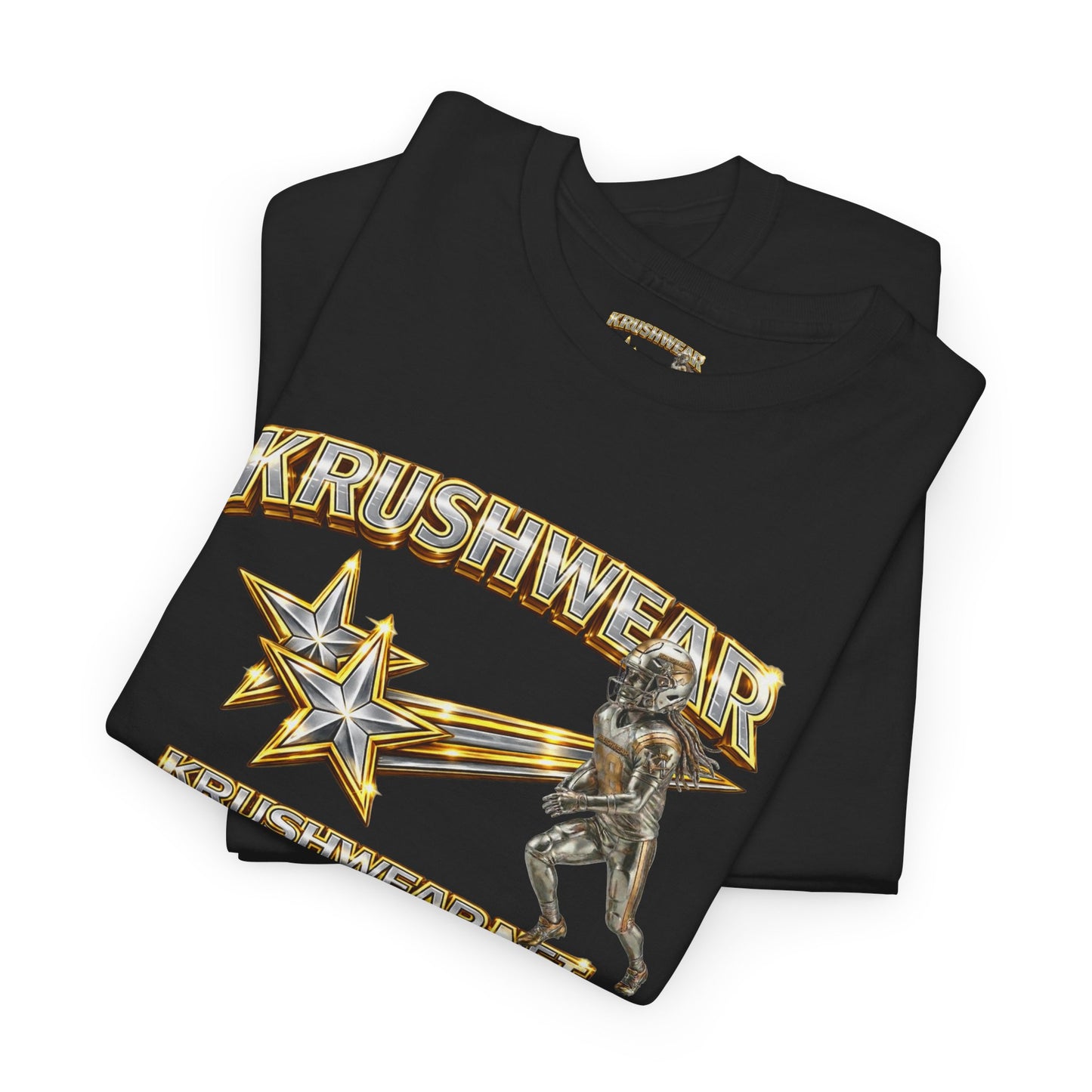 Krushwear Gold Tremel Football Tee