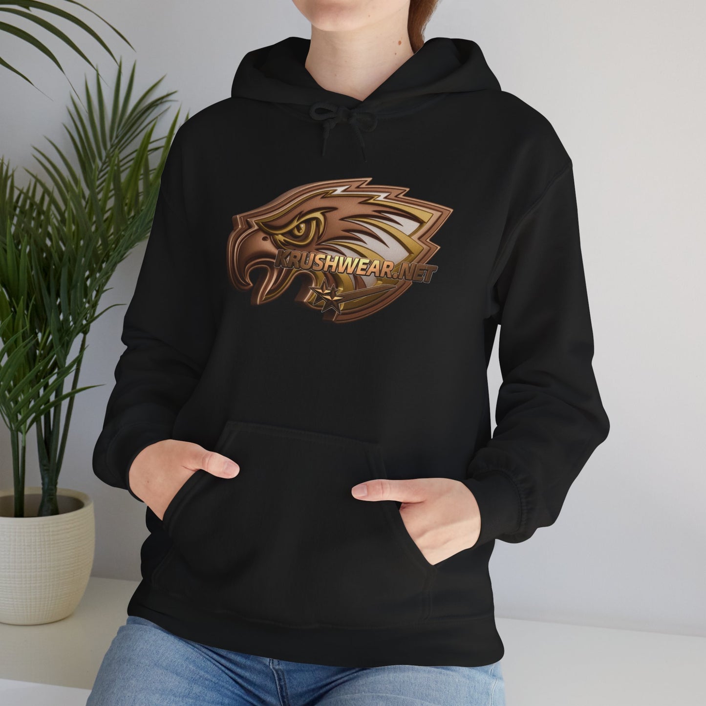 Krushwear Bronze Eagle Hoodie