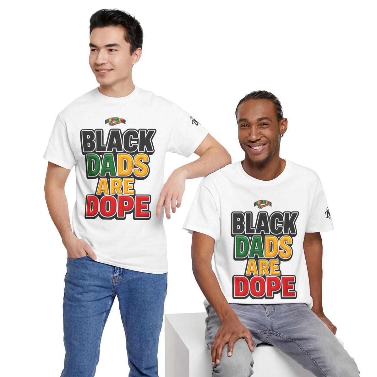 Krushwear Black Dads Are Dope T Shirt