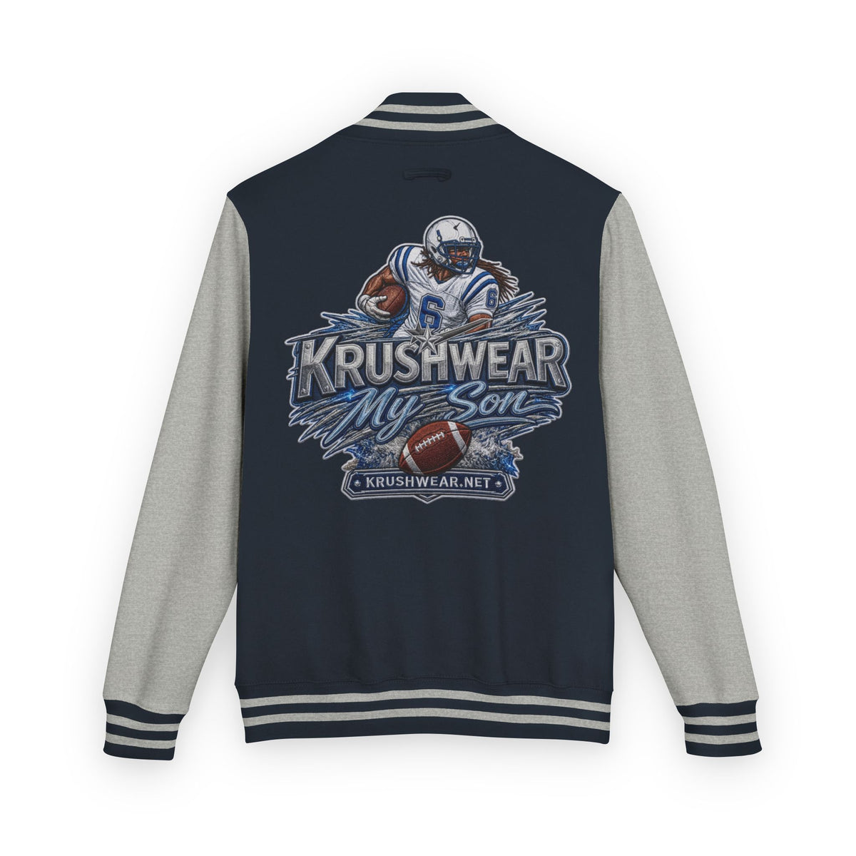Krushwear "My Son" Football Letterman Jacket