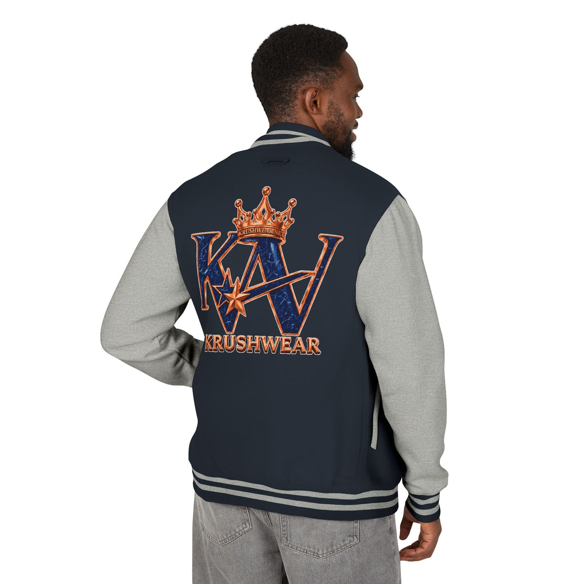 Krushwear Crown Letterman Jacket