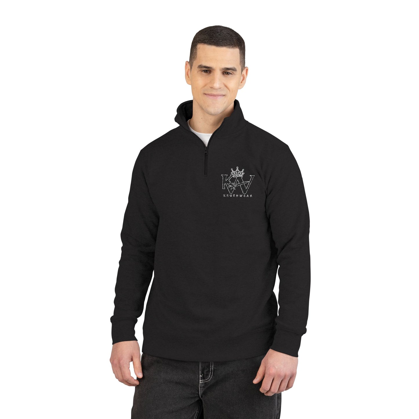 Krushwear Fleece Embroidered Pullover