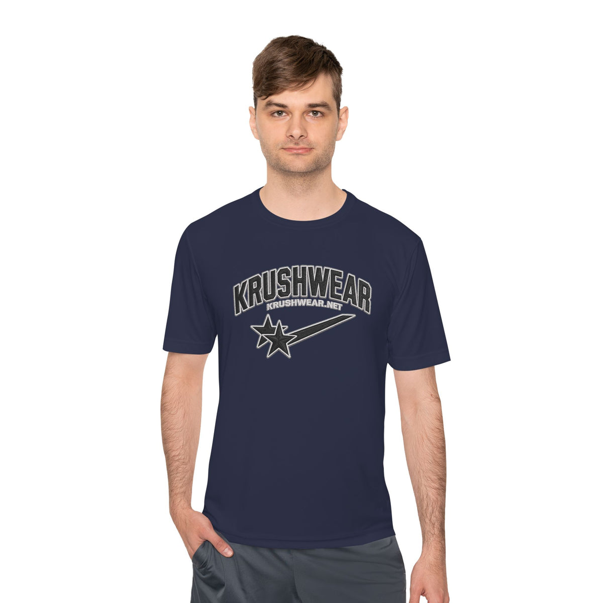 Krushwear Dri Fit Performance Tee — Moisture-Wicking Athletic Shirt