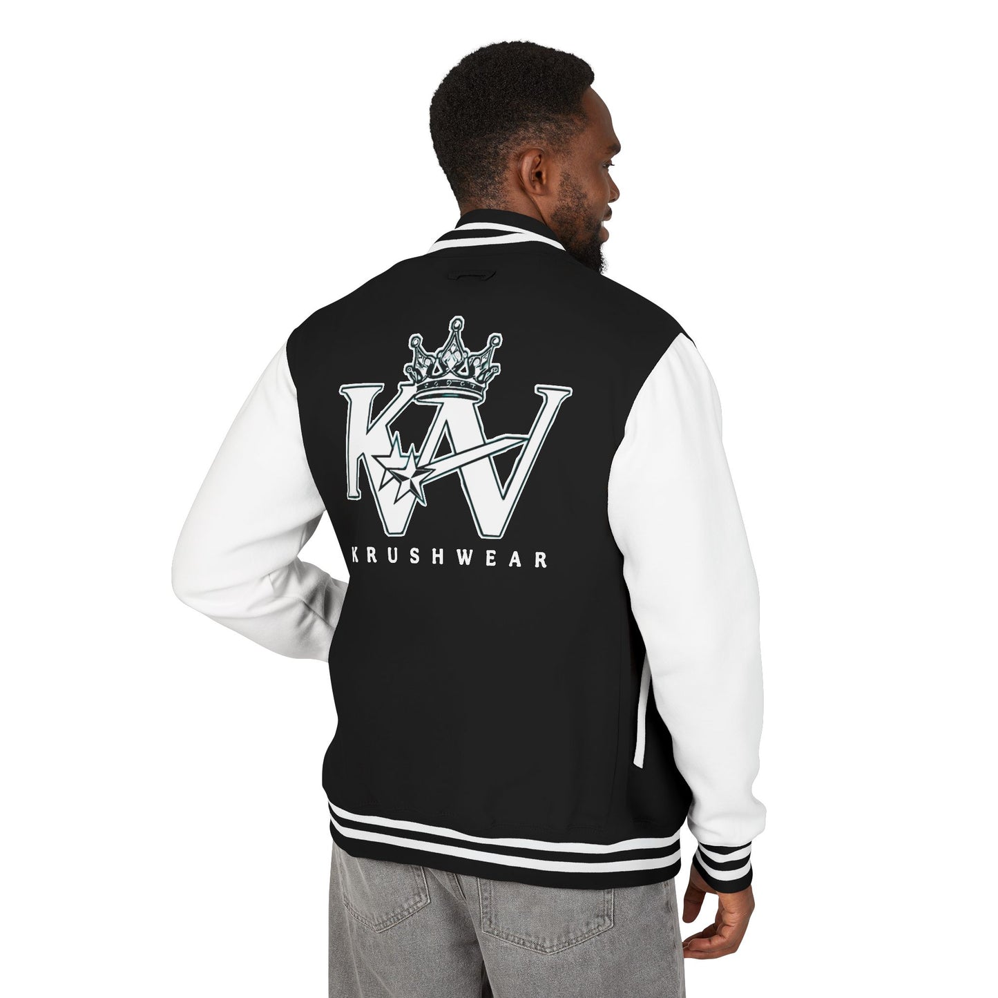 Krushwear Crown Letterman Jacket