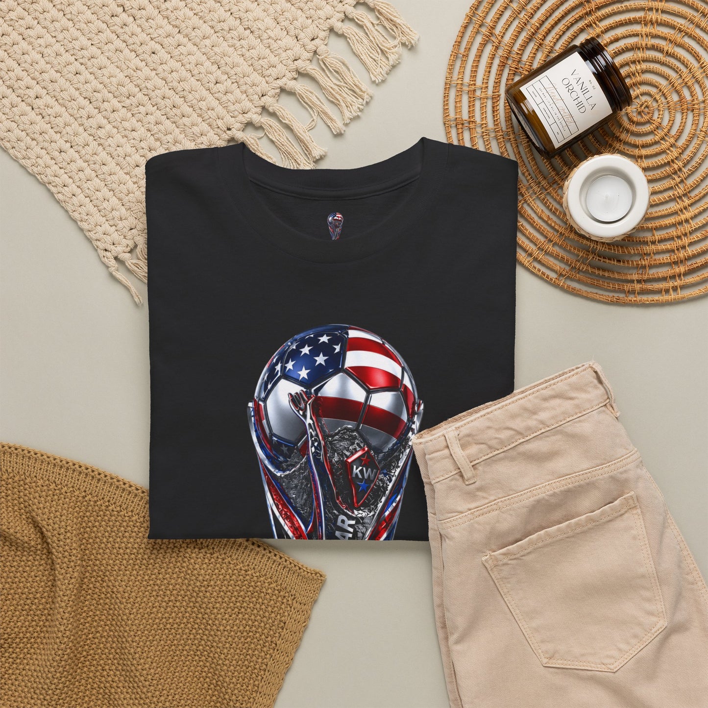 Krushwear Trophy USA Flag T-Shirt
