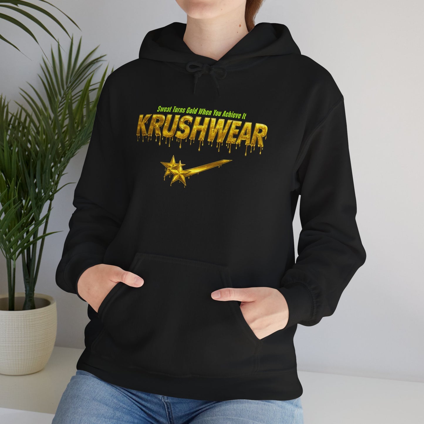 Krushwear Gold Sweat Hoodie