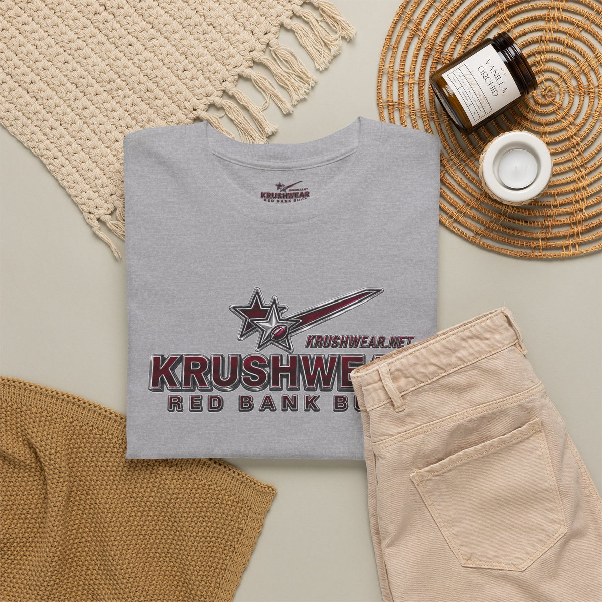 Krushwear Red Bank Bucs Tee