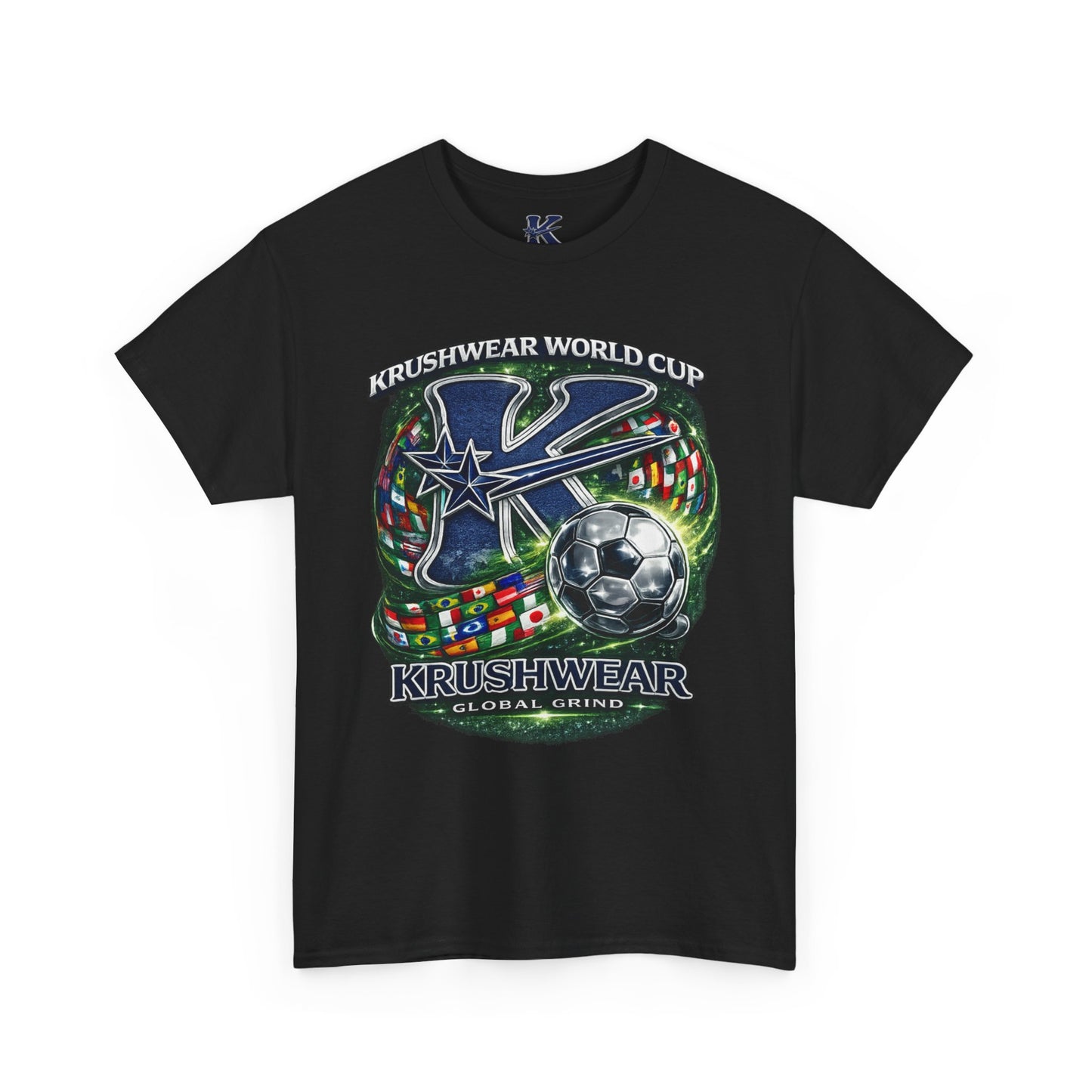 Krushwear World Cup Flags Soccer T-Shirt