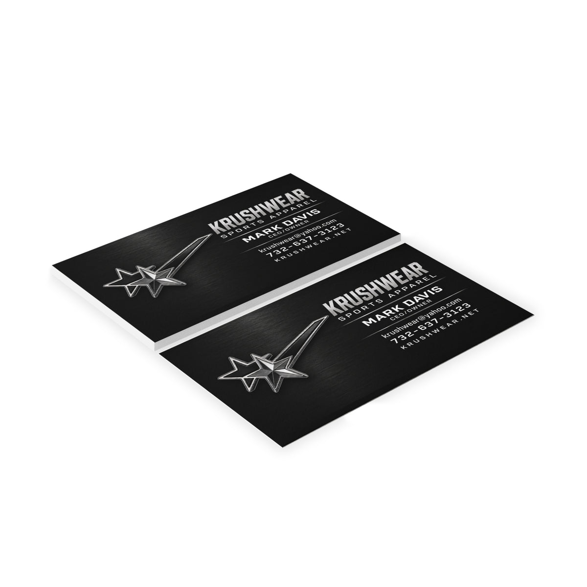 Krushwear Business Cards