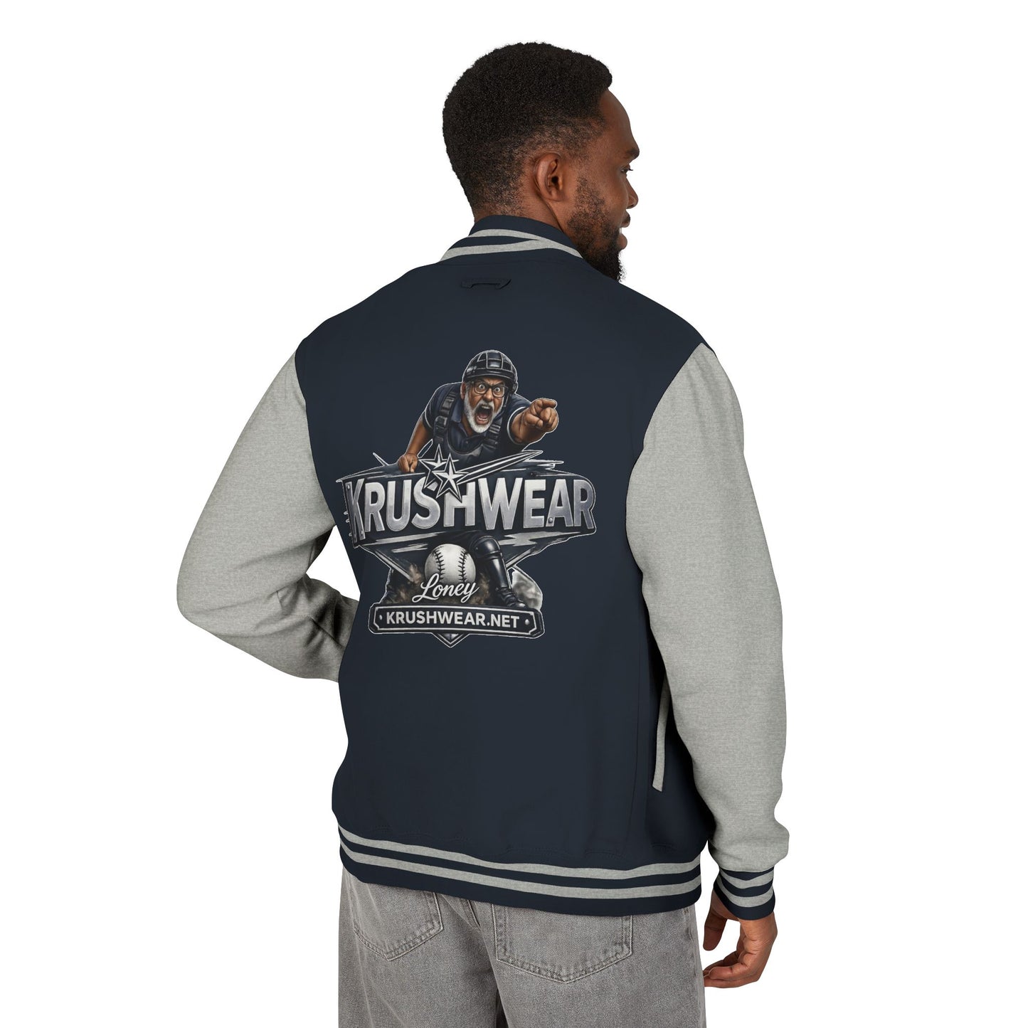 Krushwear Loney Baseball Letterman Jacket