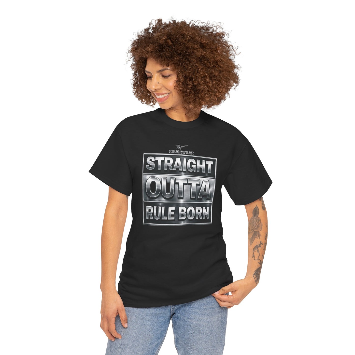 Krushwear Straight Outta Rule Born Tee