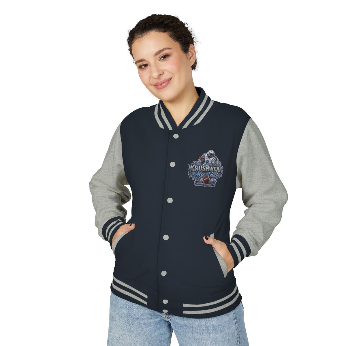 Krushwear "My Son" Football Letterman Jacket