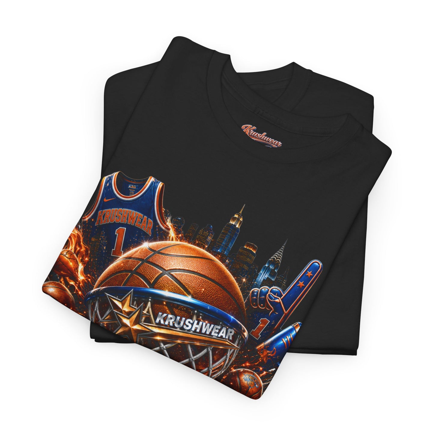 Krushwear Let’s Go Knicks Basketball Tee