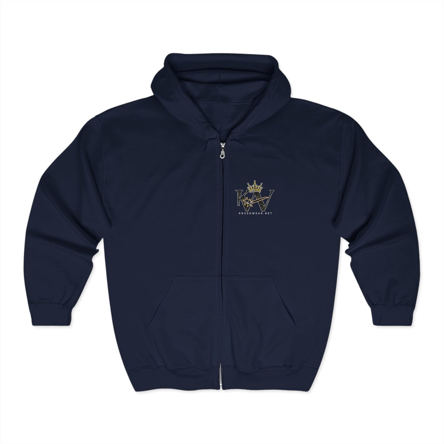 Krushwear Crown Full Zip Hoodie