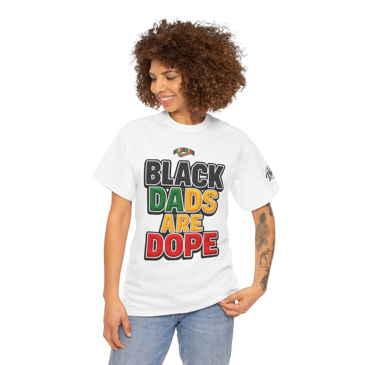 Krushwear Black Dads Are Dope T Shirt
