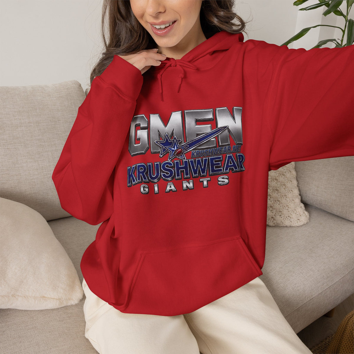 Krushwear GMEN Football Hoodie