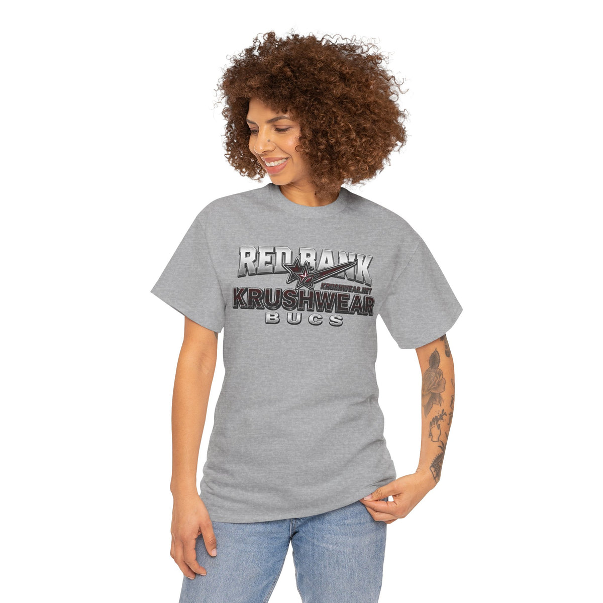 Redbank Krushwear Bucs Tee - Vintage Athletic Logo T-Shirt