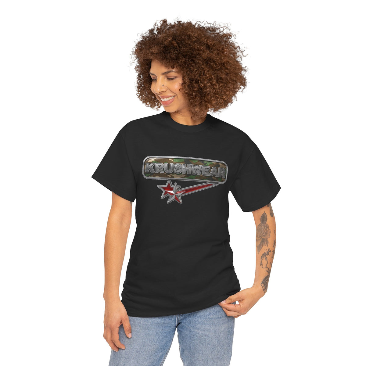 Krushwear Retro Camo Metal Tee