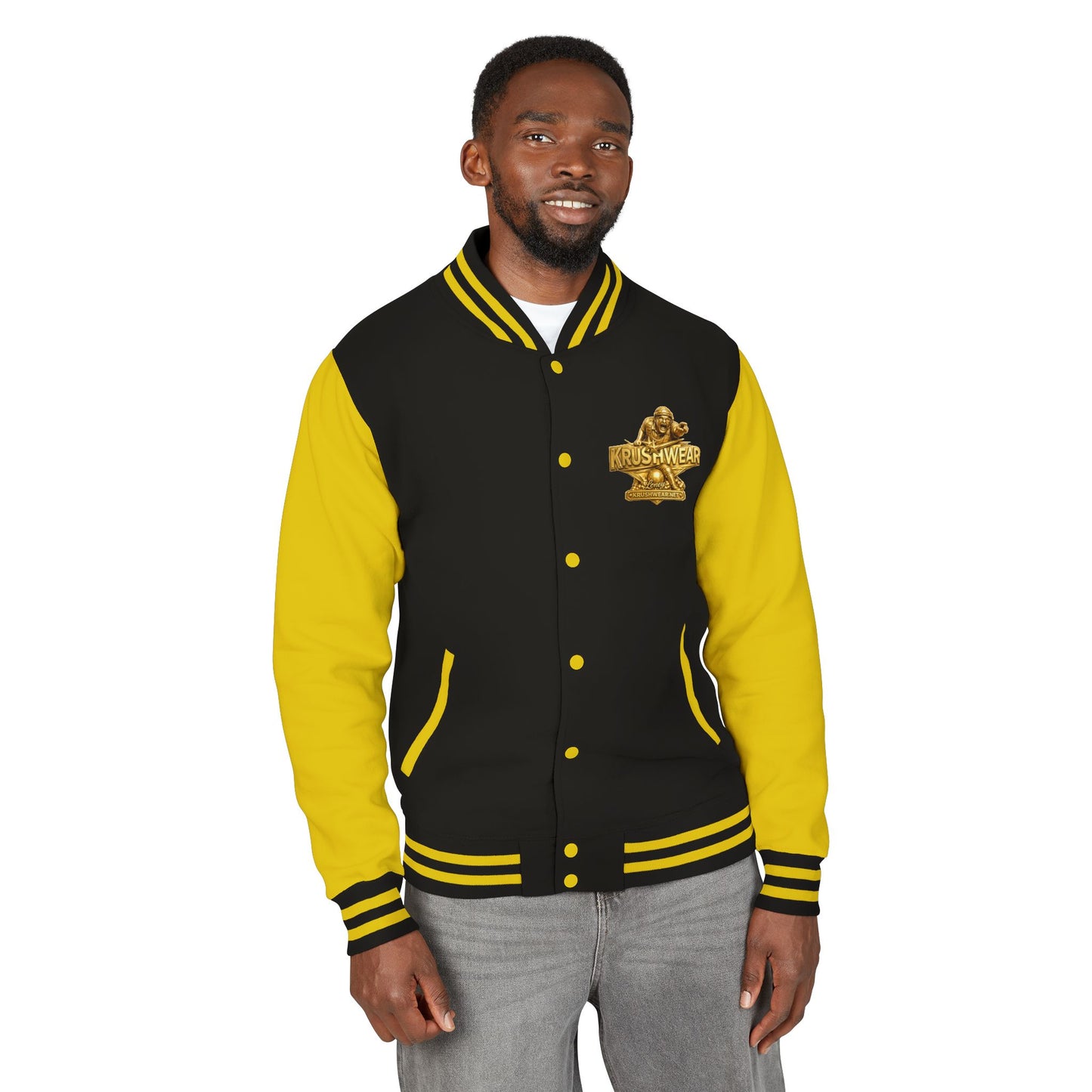 Krushwear Loney Baseball Umpire Letterman Jacket