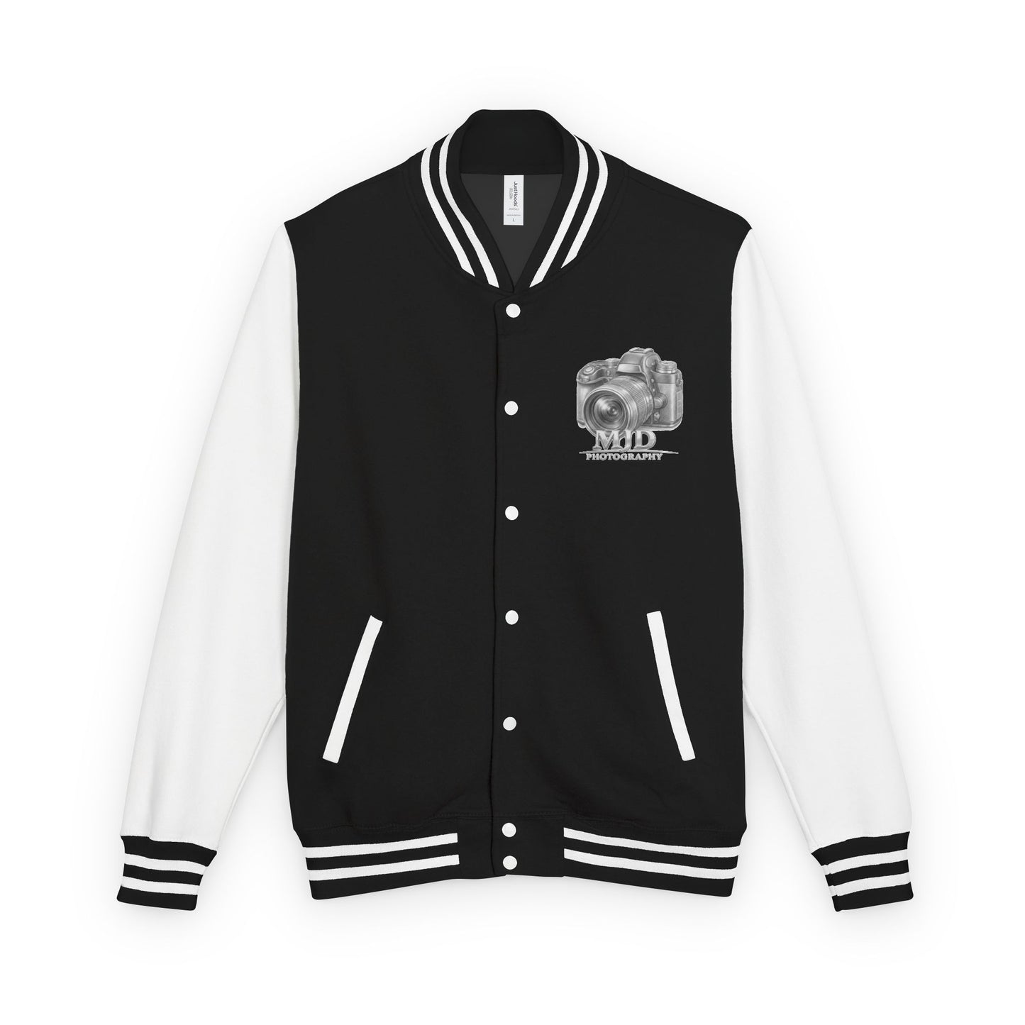 MJD Photography Camera Letterman Jacket