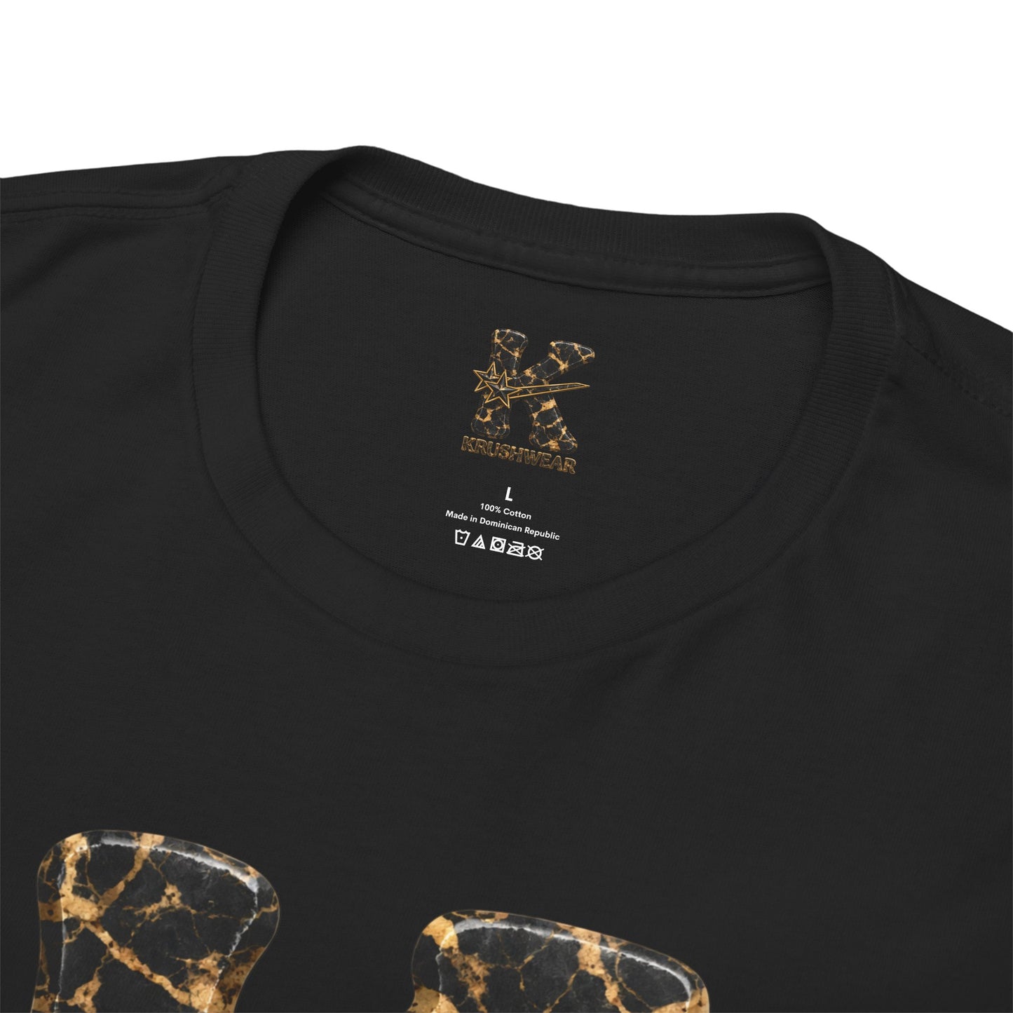 Krushwear Black&Tan Marble K Tee