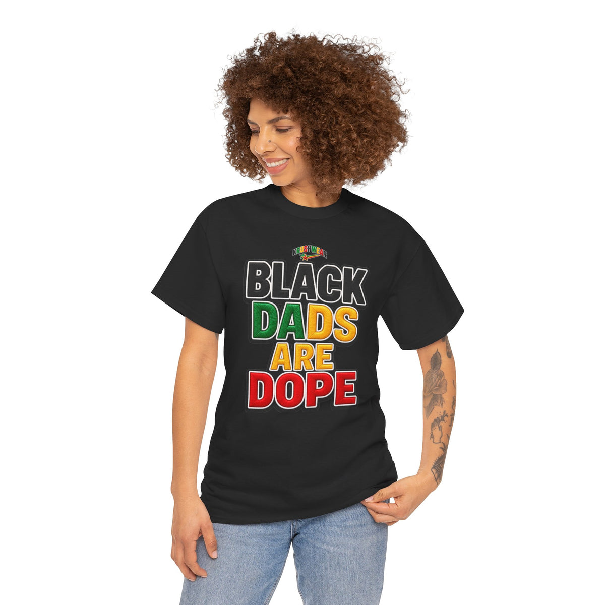 Krushwear Black Dads Are Dope T-Shirt