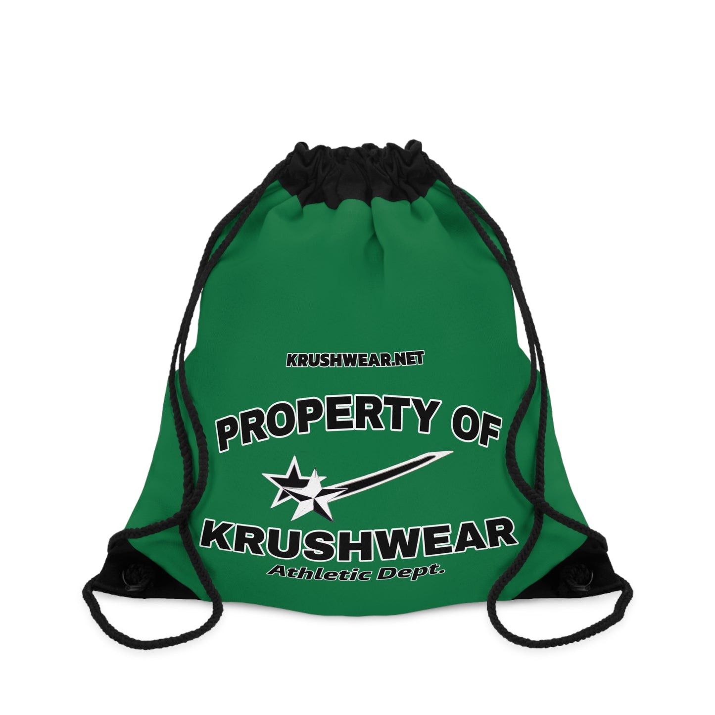 Property of Krushwear Athletic Drawstring Bag