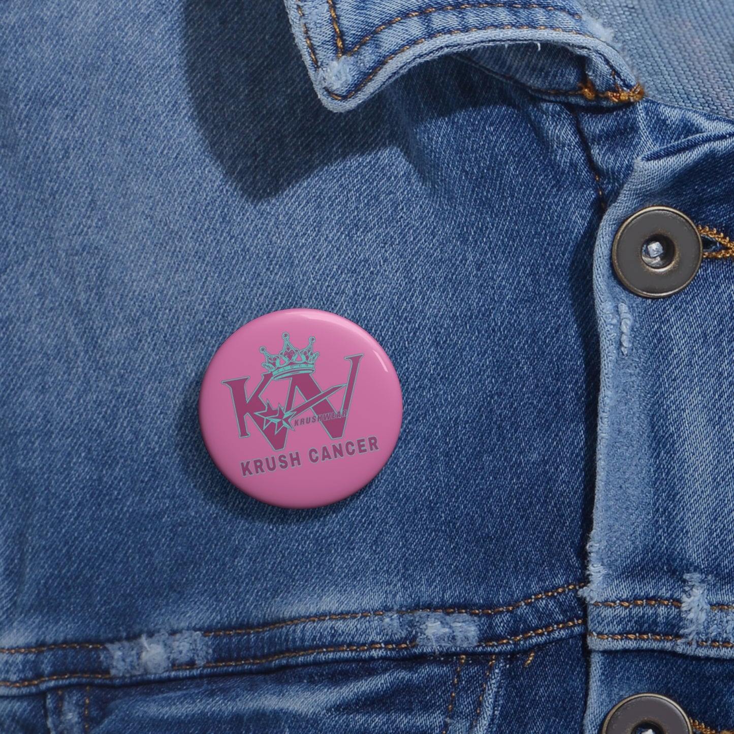 Krushwear KRUSH CANCER Button