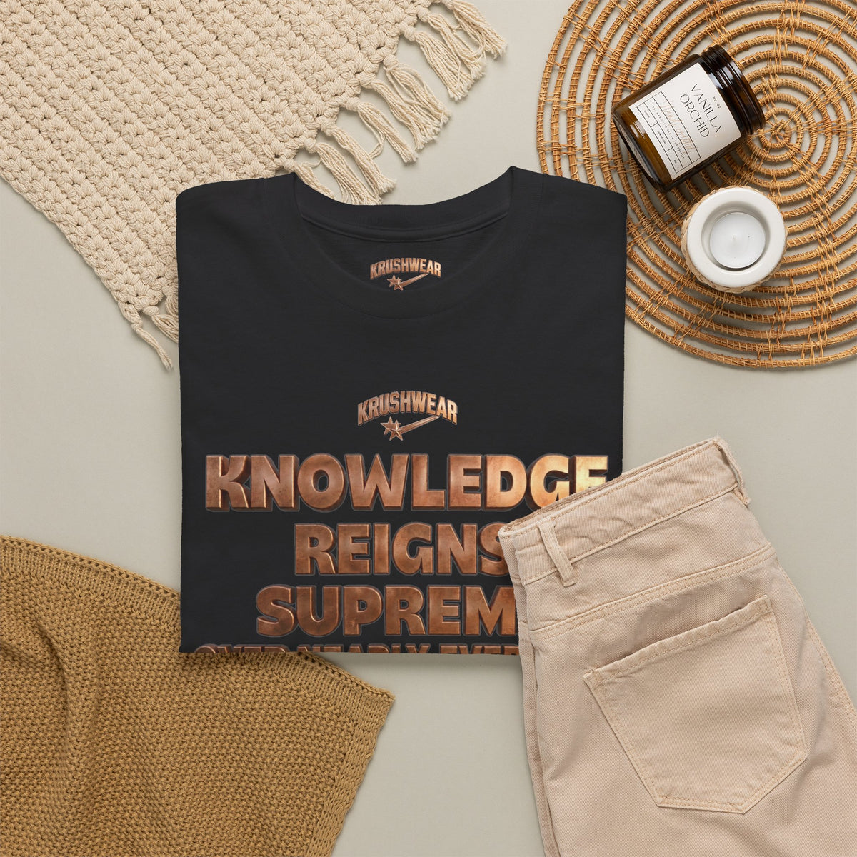 Krushwear Knowledge Reigns Supreme Tee