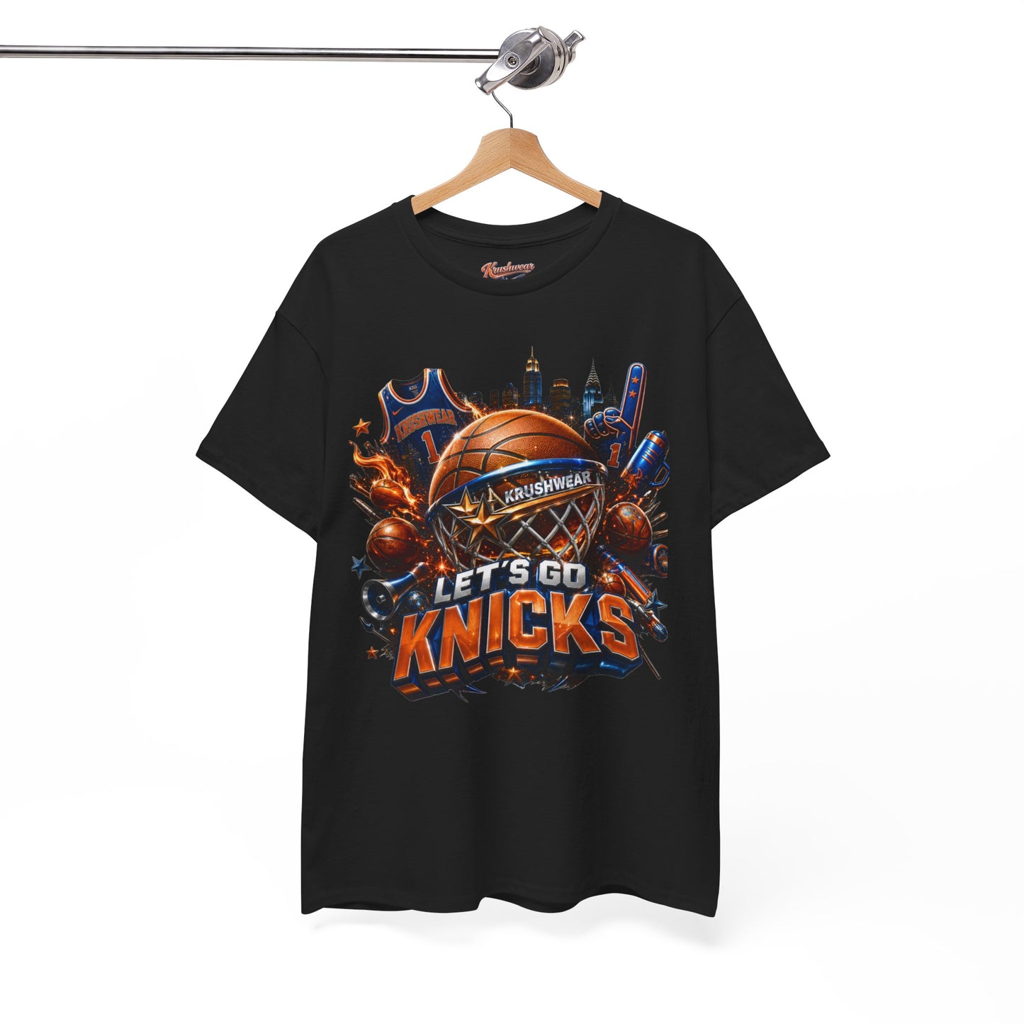 Krushwear Let’s Go Knicks Basketball Tee