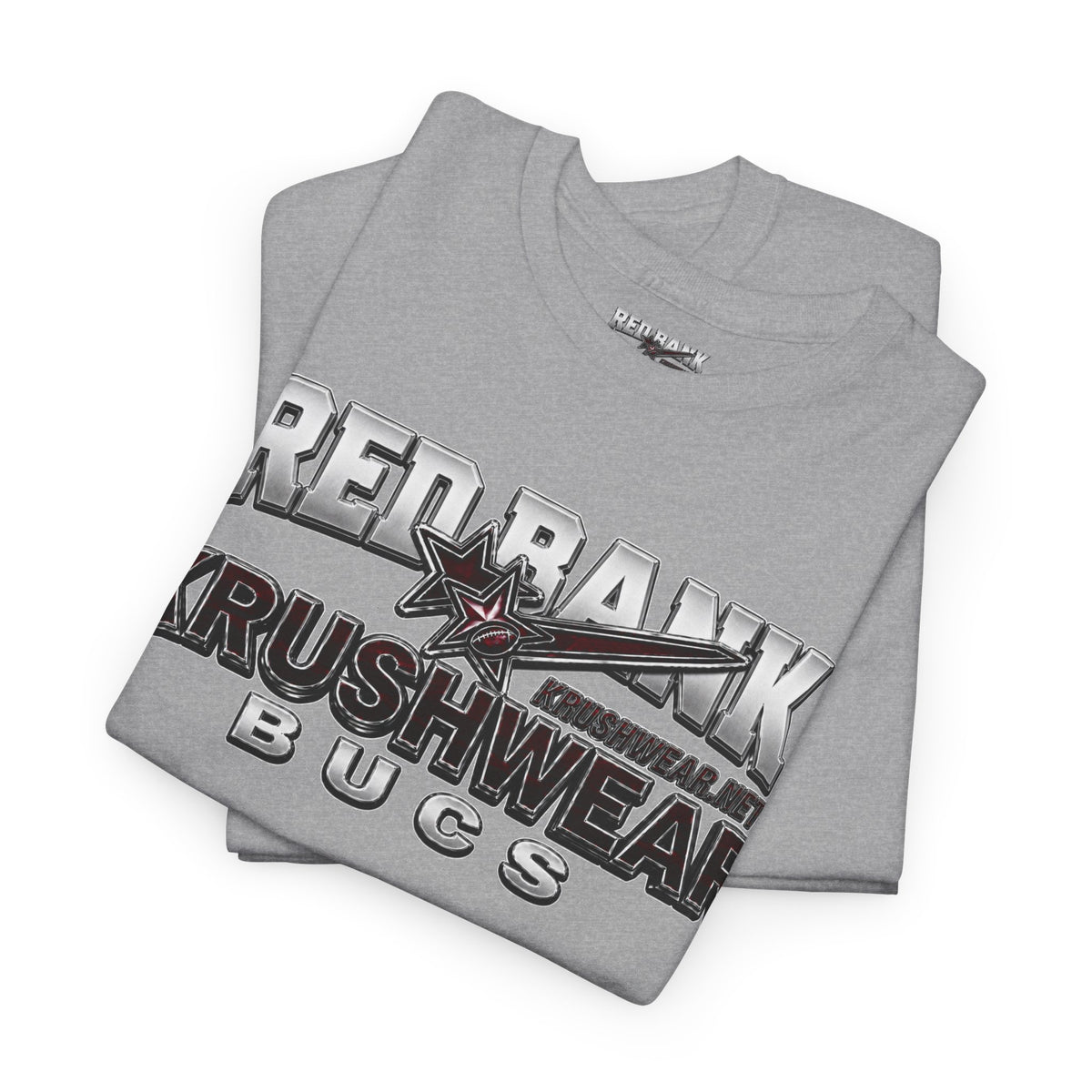 Redbank Krushwear Bucs Tee - Vintage Athletic Logo T-Shirt