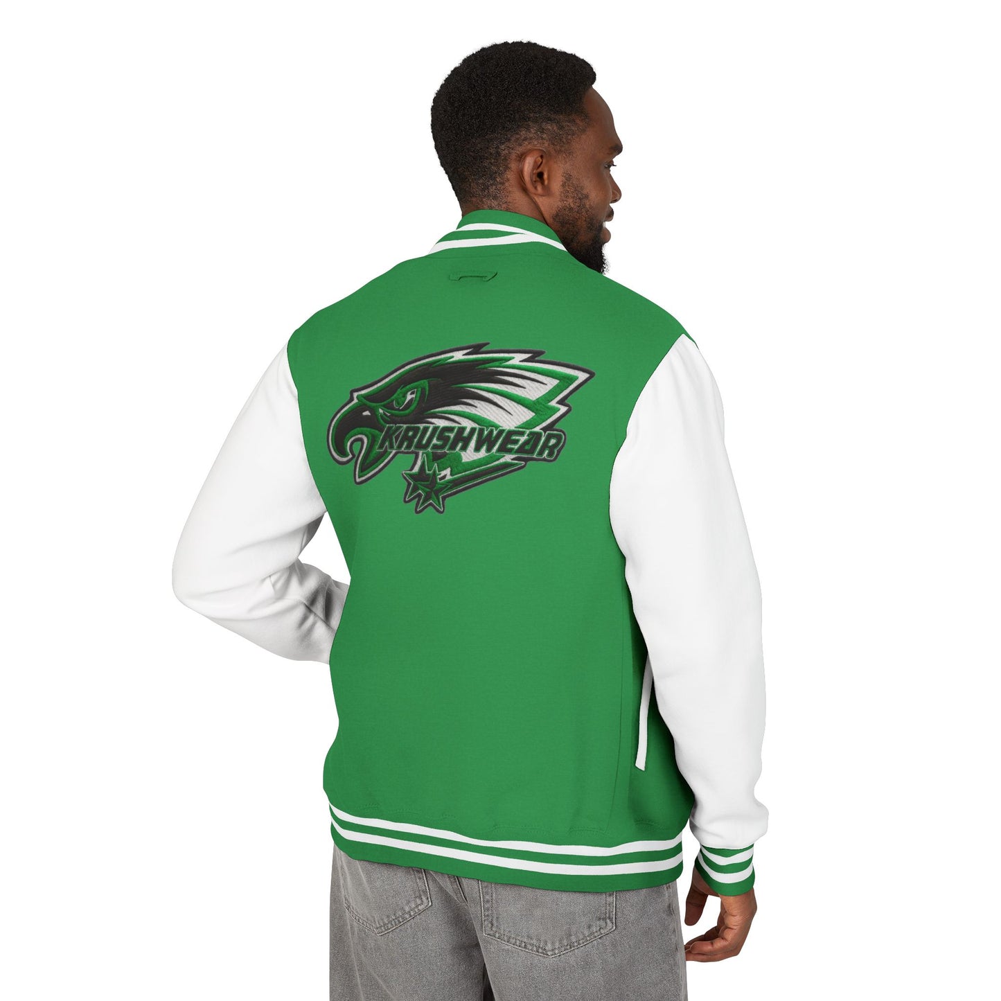 Krushwear Eagle Letterman Jacket